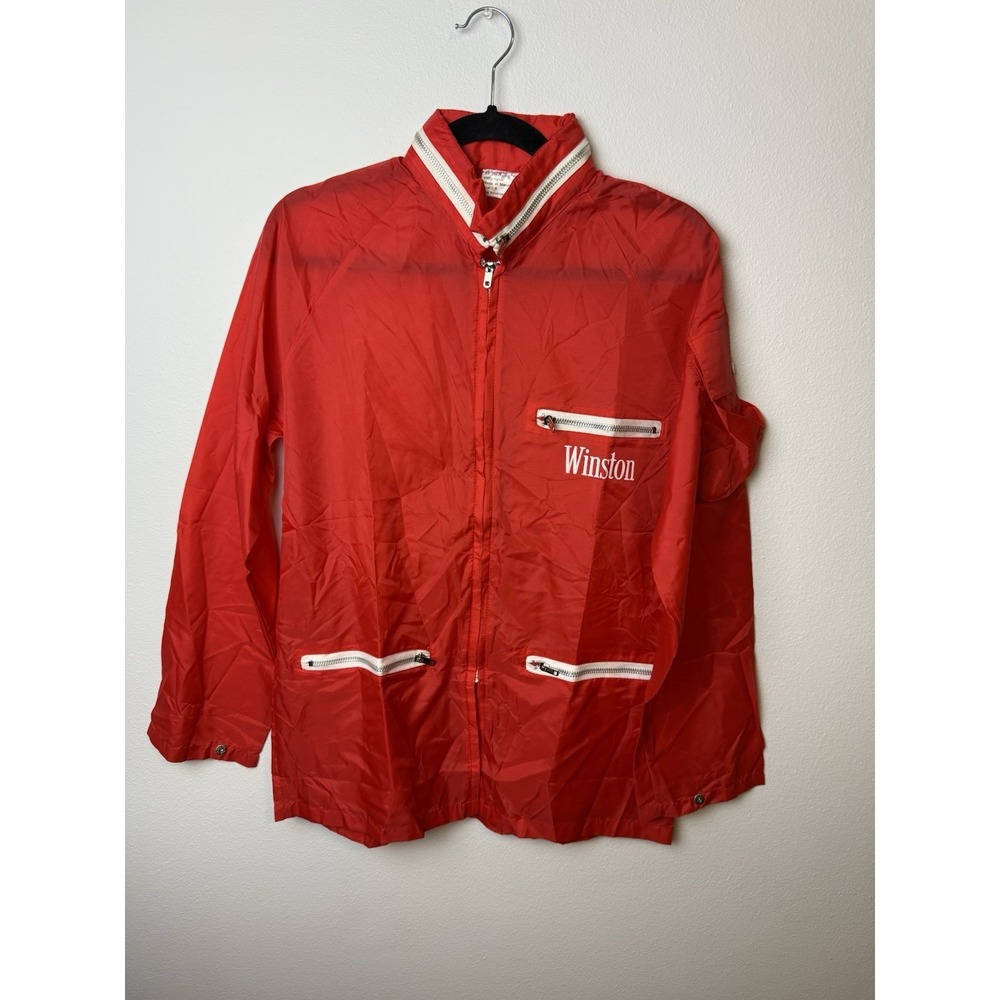 Vintage Winston Brand Windbreaker  Size Small‎ Nylon Full Zip